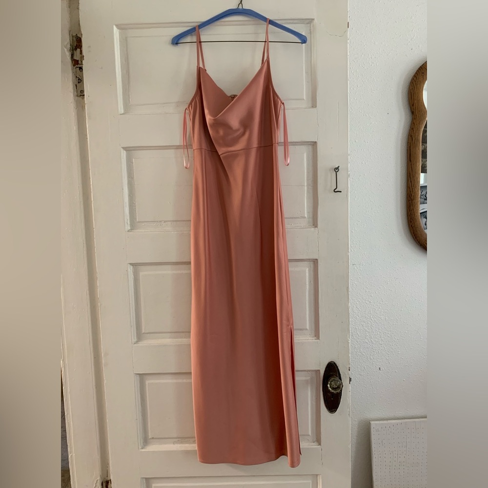 BHLDN bridesmaid dress in sedona